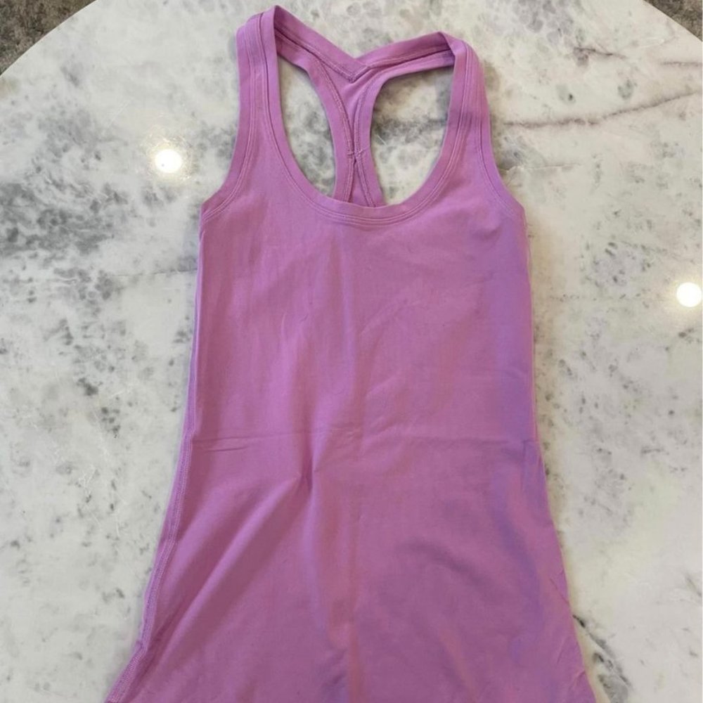 Lululemon Y tank top- purple Size small